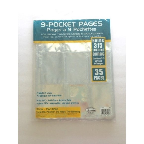 Ultra Pro 35 Pack of 9-Pocket Pages - Picture 7 of 12